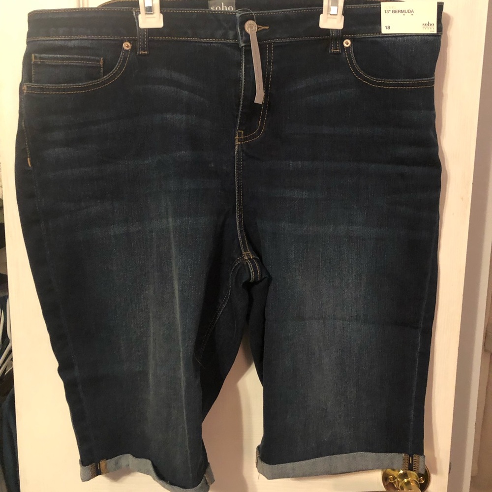 NY&Co Soho Bermuda denim shorts